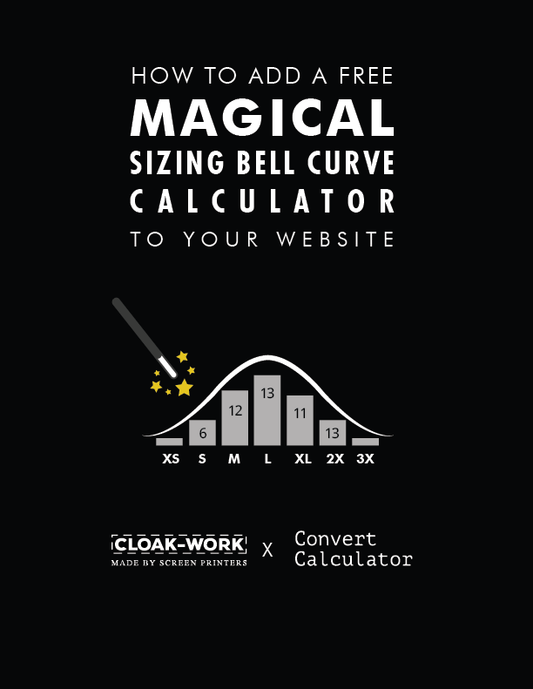 Magical, Embeddable Sizing Bell Curve Calculator Widget